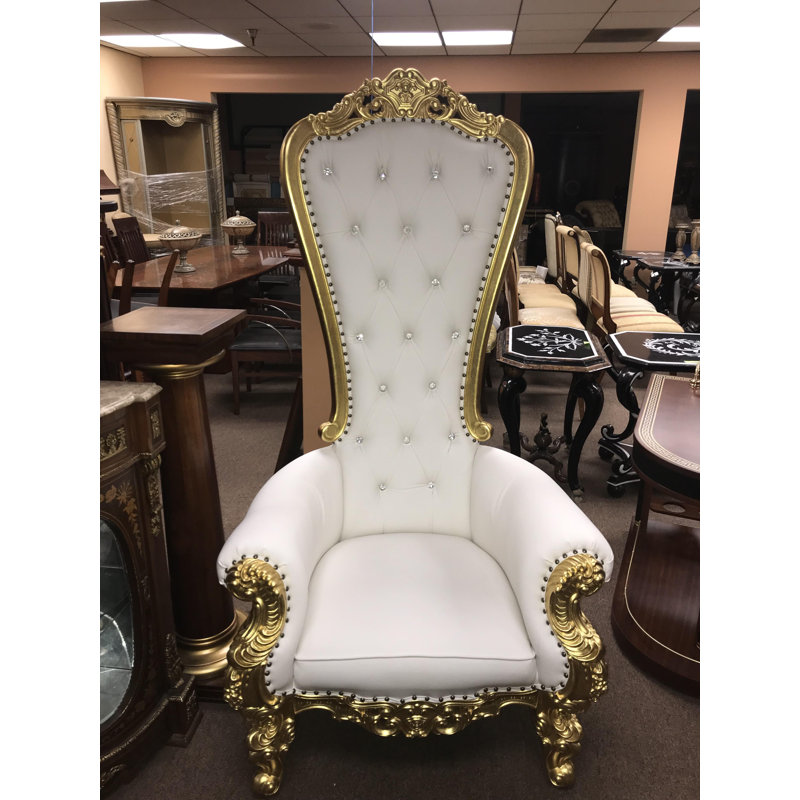 Wayfair throne chairs discount